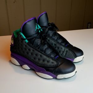 Air Jordan Violet Teal 13 size 5.5y